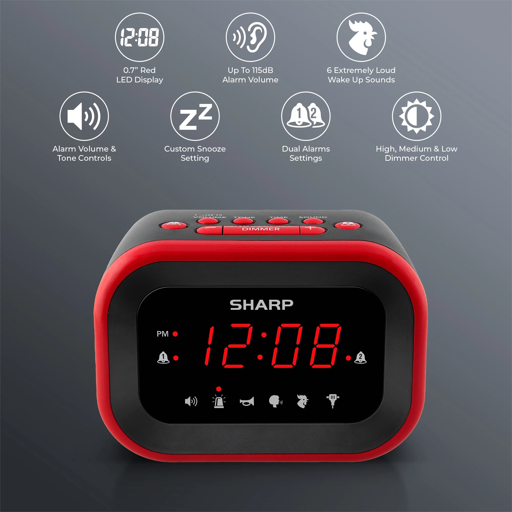 alarm clock for deep sleepers