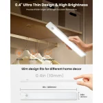 8" Rechargeable Motion Sensor Under Cabinet Lighting, 6000K (2-Pack) - Image 2