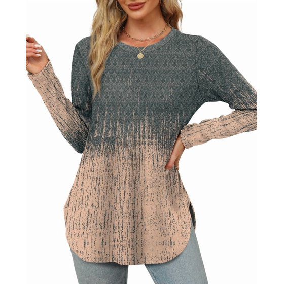 long sleeve tunic tops