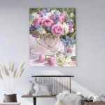 5D Diamond Paint Kits: Fantasy Flower & Landscape (12x16 Inch) - Image 5