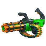 Adventure Force V-Twin Motorized Gatling Toy Gun with Rotating Dart Belt - Image 3