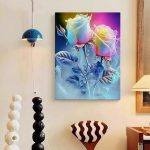 5D Diamond Paint Kits: Fantasy Flower & Landscape (12x16 Inch) - Image 7