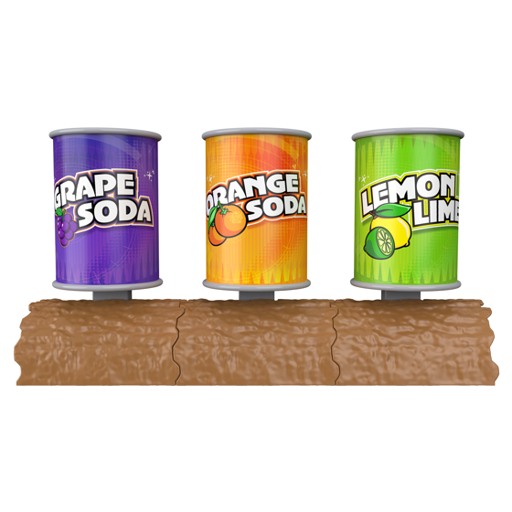 Adventure Force Can Crush Collapsible Can Target Set, No Batteries Required, Hit, Crush, Reset Play Target Range, 8+