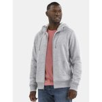 George Men's High Pile Fleece Hoodie Jacket, Sizes S-3XL