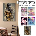 5D Diamond Paint Kits: Fantasy Flower & Landscape (12x16 Inch) - Image 8