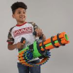 Adventure Force V-Twin Motorized Gatling Toy Gun with Rotating Dart Belt - Image 2