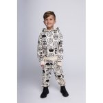 Marvel Avengers Spider-Man Iron Man Captain America Fleece Drop Shoulder Pullover Hoodie and Jogger Pants Outfit Set Toddler to Big Kid