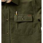 Legendary Whitetails Men's Buck Camp Flannel Shirt Long Sleeve Button Down 100% Cotton - Image 3